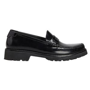 Saint Laurent Polished Black Mag 15 Loafers Size EU 38 / US 8